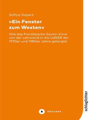 cover image of "Ein Fenster zum Westen"